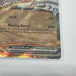 Reshiram Ex - 020/086 Holo Ex - SV White Flare - Pokemon TCG NM - Image 4