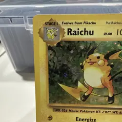 Pokemon - Raichu - 36/108 - Holo Rare XY Evolutions (2016) - Image 2