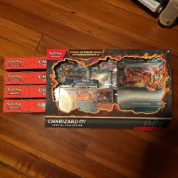 Pokemon TCG Charizard ex Special Collection Box Lenticular Jumbo Sealed - Image 1