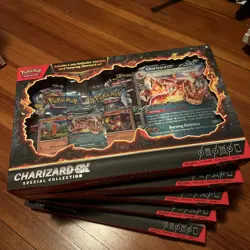 Pokemon TCG Charizard ex Special Collection Box Lenticular Jumbo Sealed - Image 2