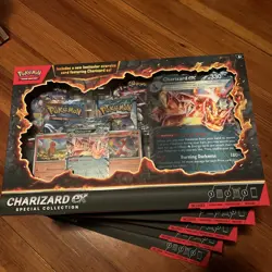 Pokemon TCG Charizard ex Special Collection Box Lenticular Jumbo Sealed - Image 3