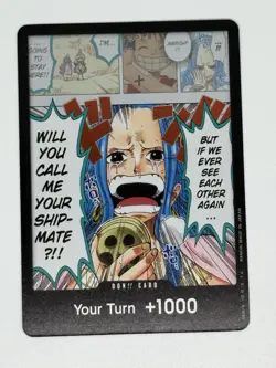 One Piece Card Game Don!! Card Nefertari Vivi Kingdoms of Intrigue Alt Art Foil - Image 1