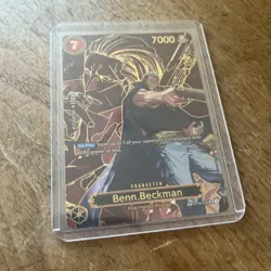 One Piece Benn.Beckman (OP09-009/177) OP13 Carrying On His Will NM FOIL- SP - Image 1