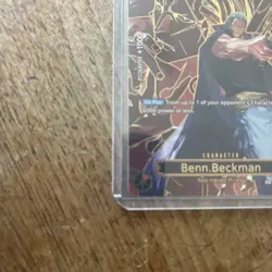 One Piece Benn.Beckman (OP09-009/177) OP13 Carrying On His Will NM FOIL- SP - Image 3