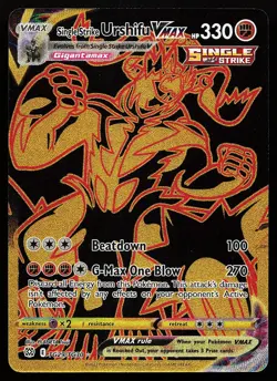Single Strike Urshifu VMAX TG29/TG30 Secret Rare Brilliant Stars Pokemon Card - Image 1