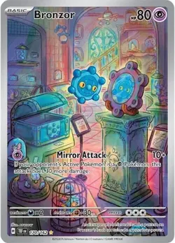 Bronzor - 170/162 - Pokemon Temporal Forces Illustration Rare Card NM - Image 1