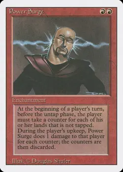 Power Surge (NM) #170 Revised Edition 3ED Magic Gathering card old school MTG - Image 1