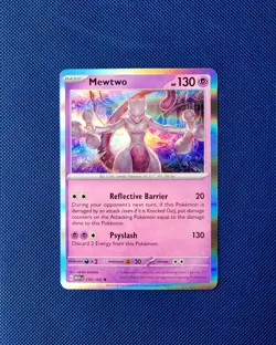 Mewtwo 150/165 Scarlet & Violet 151 Holo Rare Single Pokemon Card NM Pack Fresh - Image 1