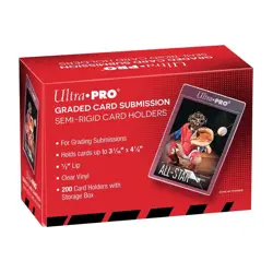 Single 1x Ultra Pro Semi Rigid Card Sleeve PSA Submission TopLoader TALL Holder - Image 3