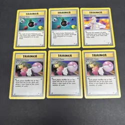 Pokemon Gym Heros Lot Of 6 Cards With Duplicates MP - Image 1
