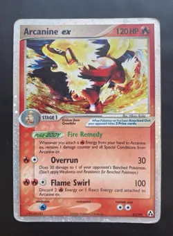 Pokemon Card-Arcanine Ex-83/92-ENG-Ex Hidden Legends -Holo-LP - Image 1