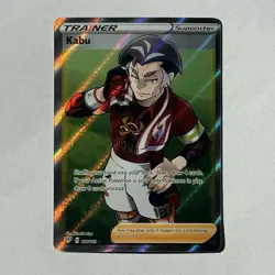 Mint Full Art Kabu 186/189 SWSH03: Darkness Ablaze Rare 2020 Pokemon Card #186 - Image 1