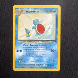 Pokemon TCG Wartortle 15/18 Southern Islands Promo Rare Card LP/MP - Image 1
