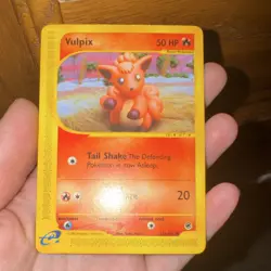 Pokemon TCG Vulpix Card Expedition Base Set 136/165 2002 50 HP Basic Common - Image 1