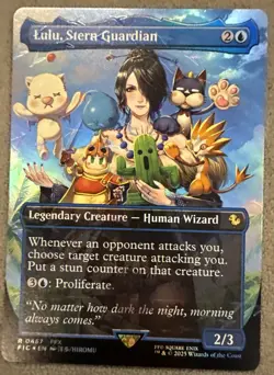 Lulu, Stern Guardian (Borderless) (Chocobo Track Foil) Final Fantasy NM JL - Image 1
