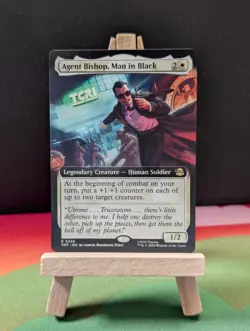 MTG TMNT tmt - Agent Bishop, Man in Black - rare - 258/320 - Non-Foil - Image 1