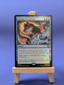 MTG TMNT tmt - Kitsune's Technique - rare - 42/320 - Foil - Image 1