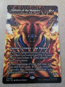 Splinter of the Shadows - Ashcoat of the Shadow Swarm - Reg (Borderless) TMNT - Image 1
