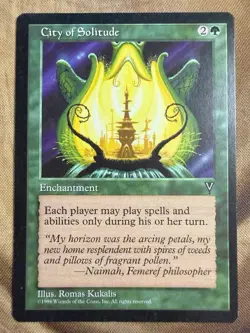 Vintage Magic the Gathering City of Solitude Visons LP - Image 1