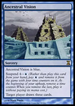 Ancestral Vision - Foil NM, English MTG Time Spiral - Image 1
