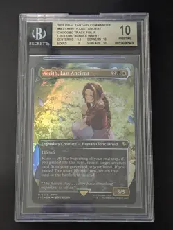 MTG Final Fantasy 0471 Aerith, Last Ancient Chocobo Track Foil BGS 10 PRISTINE - Image 1