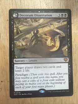 Decorum Dissertation - Secrets of Strixhaven - MtG - NM - Image 1
