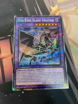 YUGIOH - RED EYES SLASH DRAGON - STARLIGHT RARE - MP25 - NM - 1ST ED - Image 1