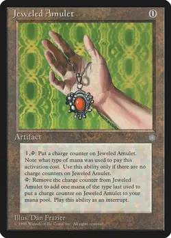 Jeweled Amulet Uncommon Ice Age Magic: The Gathering Lightly Played - Image 1