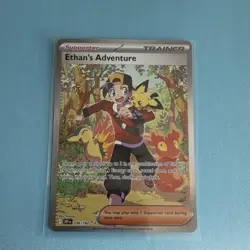 Pokemon Ethan's Adventure Trainer Holo Special Illustration Rare Sv10 236/182 - Image 1