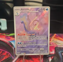 Pokemon TCG Aurorus POR 092/088 Holo Dinosaur Stage 2 170 HP Card English - Image 1
