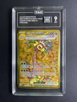 Alolan Exeggutor ex 248 TAG 9 2024 Pokemon Surging Sparks Hyper Rare EN - Image 1