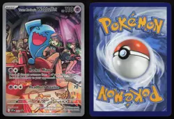 Team Rocket's Wobbuffet 203 Holo Scarlet & Violet ETB Promo Pokemon English NM - Image 3