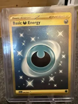 Pokemon TCG Basic Darkness Energy 098/064 Hyper Rare Gold Holo NM - Image 1
