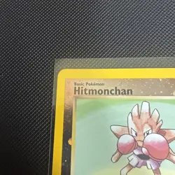 2003 WOTC POKEMON BEST OF GAME HITMONCHAN #2 REV HOLO WINNER STAMPED PROMO - Image 2