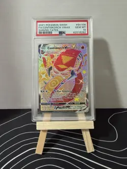 Pokemon Centiskorch VMAX Shiny Holo Rare Shining Fates SV109/SV122 PSA 10 2021 - Image 1
