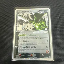 Pokemon Team Rocket Returns Ultra RARE Holo Scyther ex 102/109 EX/NM Condition - Image 1