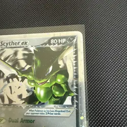 Pokemon Team Rocket Returns Ultra RARE Holo Scyther ex 102/109 EX/NM Condition - Image 3