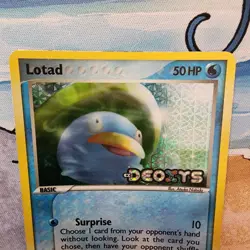 Lotad 35/107 Stamped EX: Deoxys Reverse Holofoil Pokemon MP - Image 2
