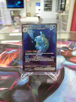 Blastoise ex 200/165 Special Illustration Rare SIR Pokemon 151 Full Art NM - Image 1