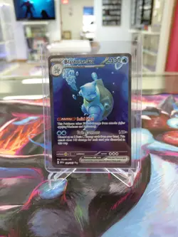 Blastoise ex 200/165 Special Illustration Rare SIR Pokemon 151 Full Art NM - Image 2