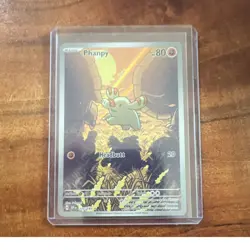 Pokemon Phanpy SV08 205/191 Illustration Rare Holo Surging Sparks English - Image 1