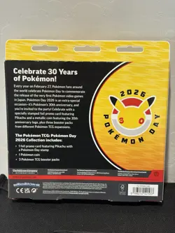 3X Pokemon Day 2026 Collection Box Brand New & Factory Sealed Lot Of 3 - Image 3