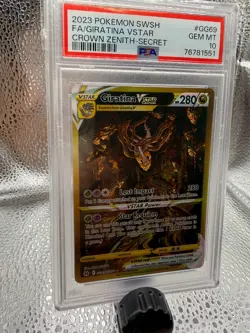 2023 Pokemon SWSH Crown Zenith Giratina VSTAR Galarian Gallery #GG69/GG70 PSA 10 - Image 1