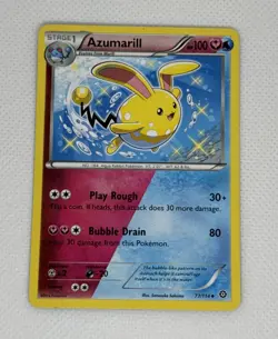 Azumarill 77/114 XY Steam Siege Reverse Holo Pokemon TCG - Image 1