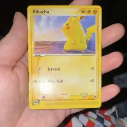 Pokemon TCG Pikachu Card EX Sandstorm 2003 72/100 50 HP Basic Common Regular - Image 1