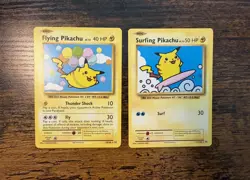 Pokemon TCG - Flying Pikachu & Surfing Pikachu Evolutions 20th Anniversary - Image 1