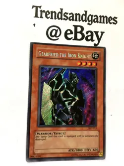 YUGIOH - GEARFRIED THE IRON KNIGHT - BPT-012 - SECRET RARE - NEAR MINT - PROMO - Image 2