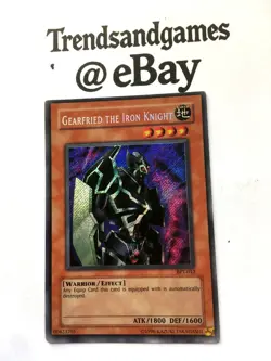 YUGIOH - GEARFRIED THE IRON KNIGHT - BPT-012 - SECRET RARE - NEAR MINT - PROMO - Image 3
