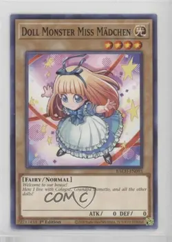 Doll Monster Miss Madchen 1st Ed. YuGiOh Battle of Chaos #BACH-EN093 - Image 1