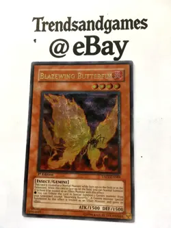 YUGIOH - BLAZEWING BUTTERFLY TAEV-EN089 1ST ED. SUPER RARE NM TACTICAL EVOLUTION - Image 3